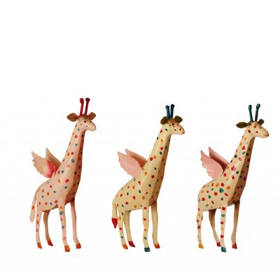 Giraffa con ali XXS 3er 7x4x13cm