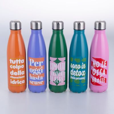 Bottiglia termica 24h in acciaio inox 500 ml, More Amor
