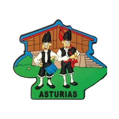 Pvc Magnet – Asturianos Hórreo – M024