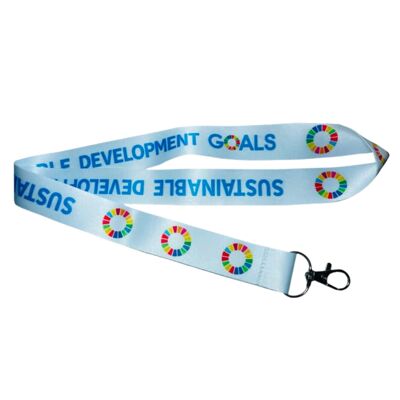 Lanyard – Neck Strap - SDG Sustainable Development SDG Version 3 - L015