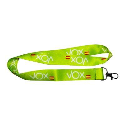 Lanyard – Neck Strap - Vox Green Spanish Flag - L018