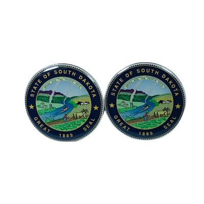 Twins - South Dakota State Crest - USA