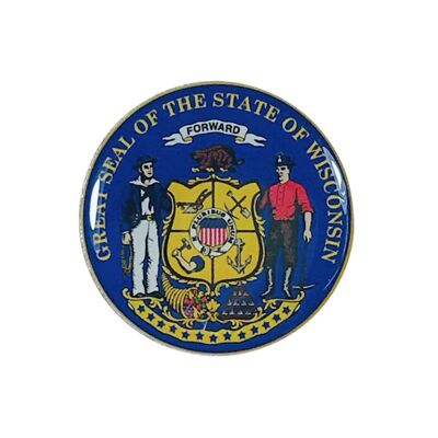 Pin - Escudo Estado Wisconsin - USA