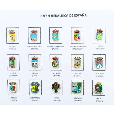 Spille - Lotto Nº4 Scudi araldici Spagna