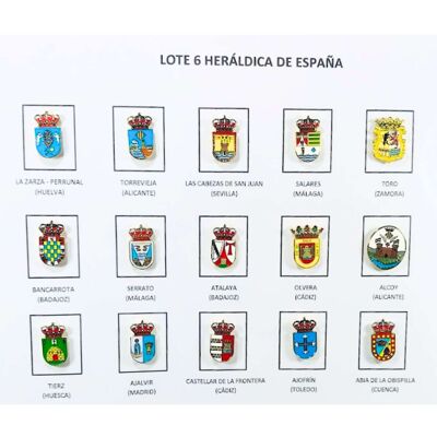 Spille - Lotto Nº6 Scudi araldici Spagna