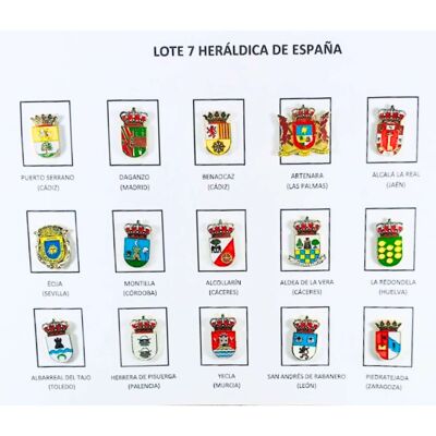 Spille - Lotto Nº7 Scudi araldici Spagna