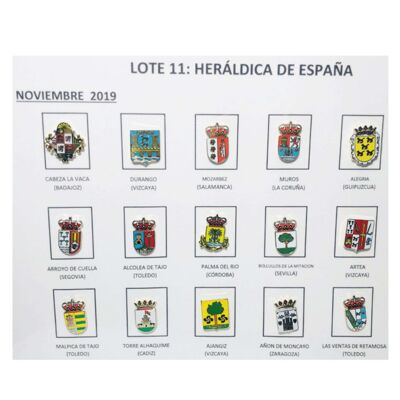 Spille - Lotto Nº11 Scudi araldici Spagna