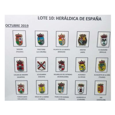 Spille - Lotto Nº10 Scudi araldici Spagna