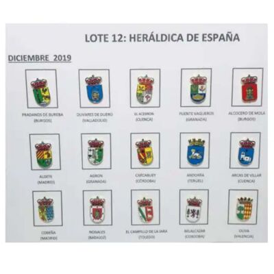 Spille - Lotto Nº12 Scudi araldici Spagna
