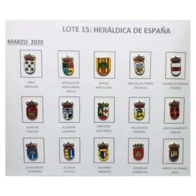 Spille - Lotto Nº15 Scudi araldici Spagna