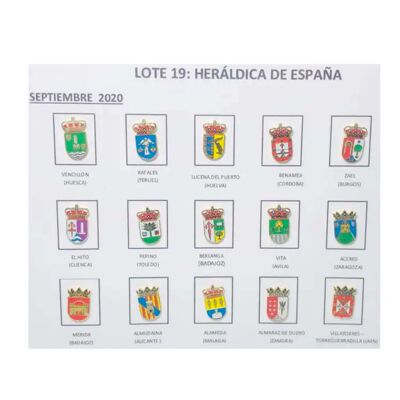 Spille - Lotto Nº19 Scudi araldici Spagna