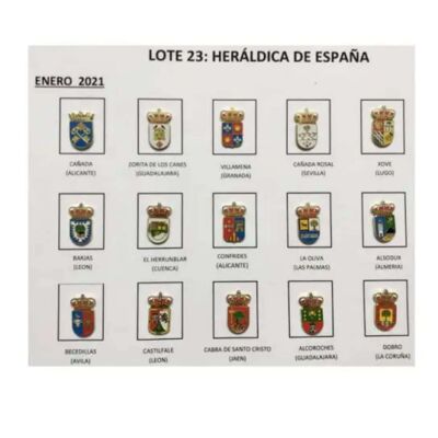 Spille - Lotto Nº23 Scudi araldici Spagna