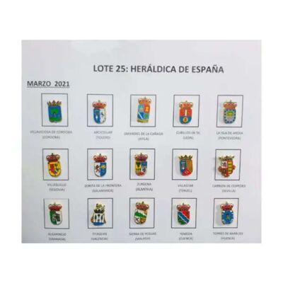 Spille - Lotto Nº25 Scudi araldici Spagna