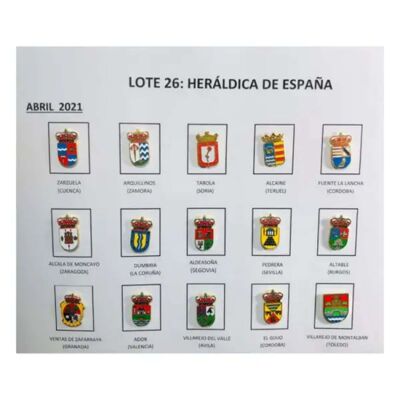 Spille - Lotto Nº26 Scudi araldici Spagna
