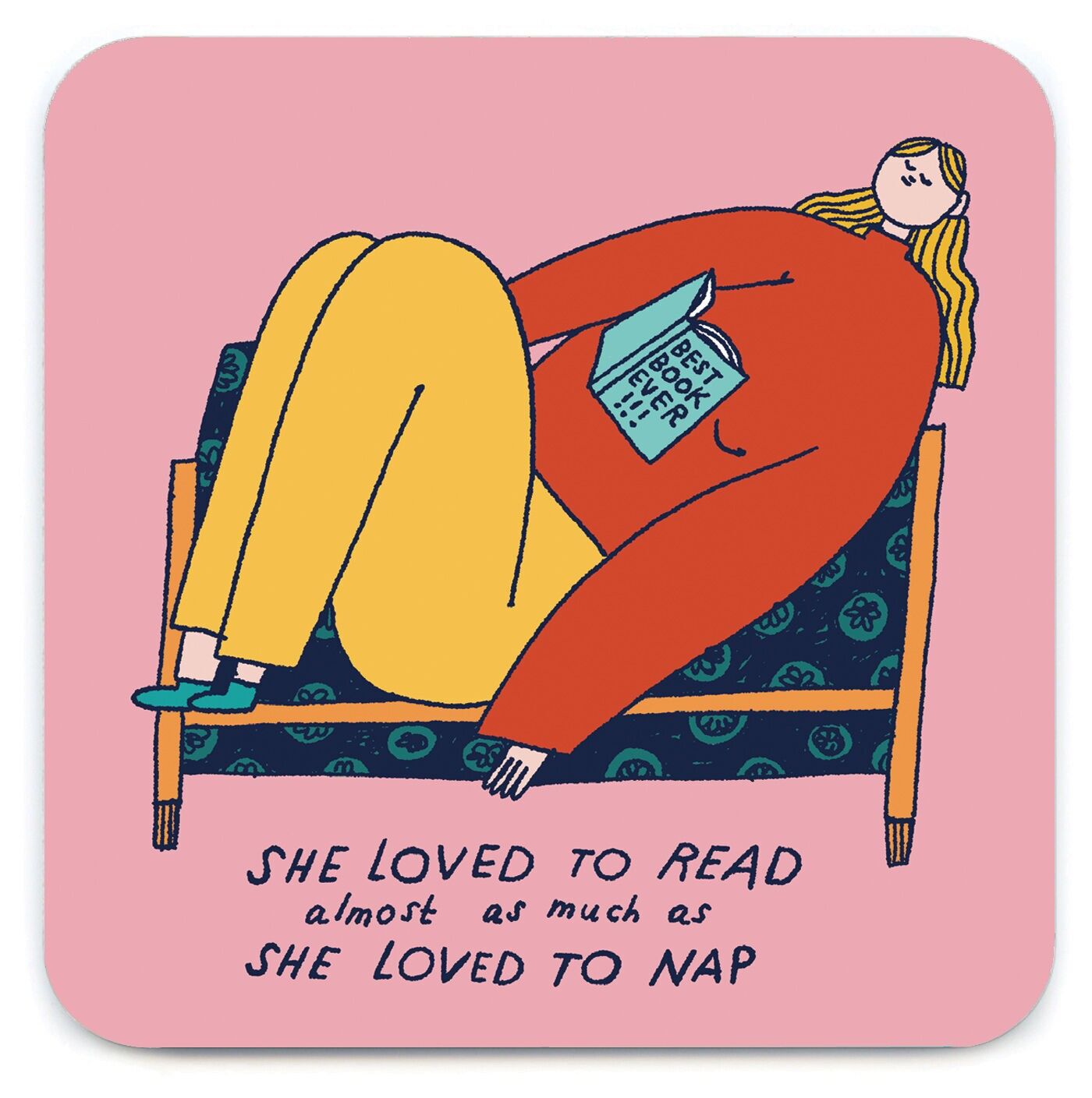 Regalo divertente - Sottobicchiere "Love To Nap" di Majasbok
