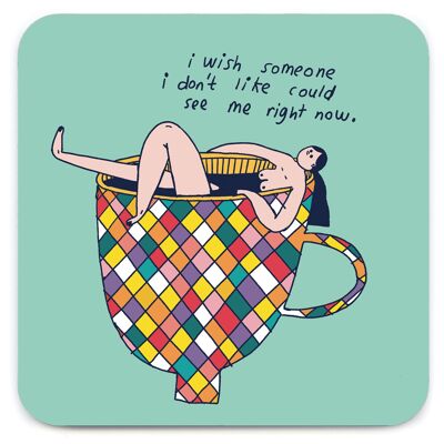 Funny Gift - See Me Coaster by Majasbok