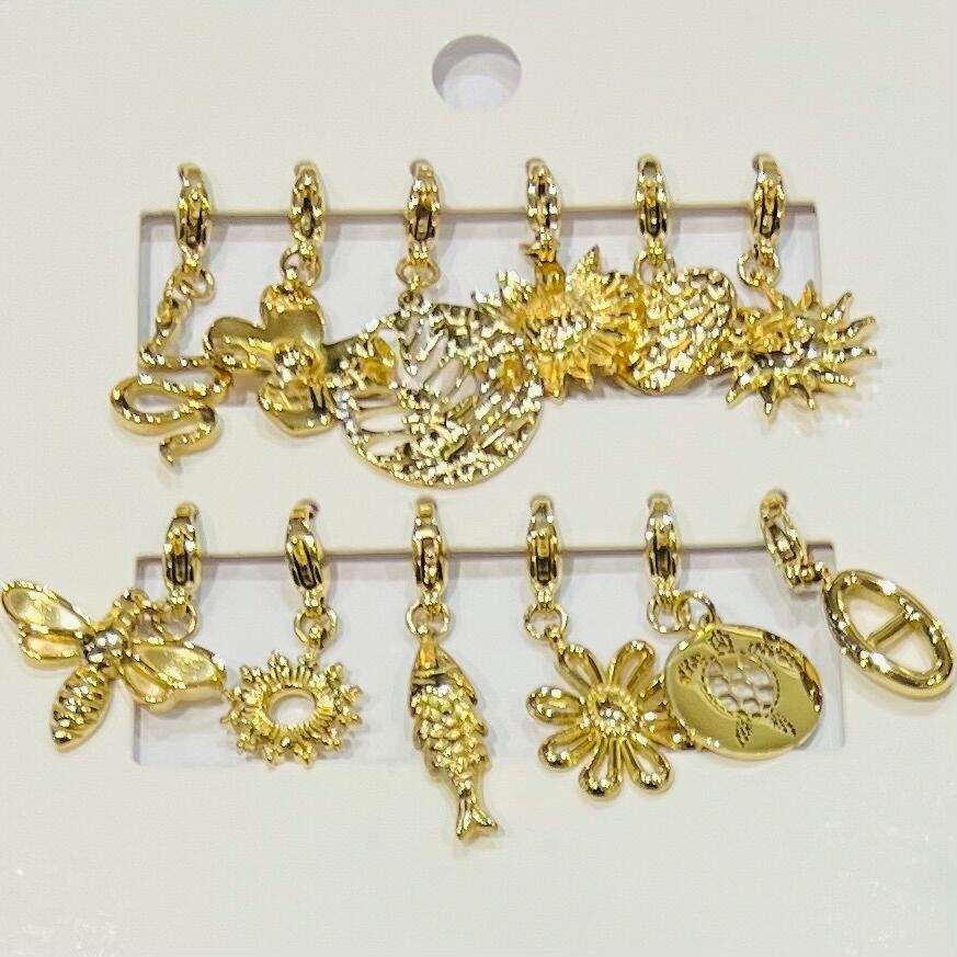 Piatto da 12 pendenti estivi luminosi in acciaio naturale