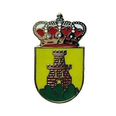 Pin - Arcos de La Sierra Coat of Arms - Cuenca - Spain