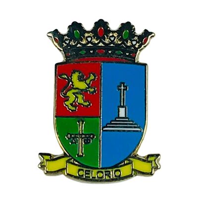 Épingle - Blason historique de Celorio - Asturies - Espagne