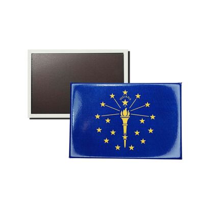 Horizontal Magnet - Indiana State Flag - USA