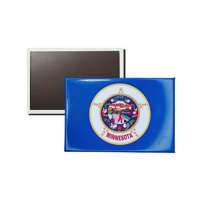 Horizontal Magnet - Minnesota State Flag - USA