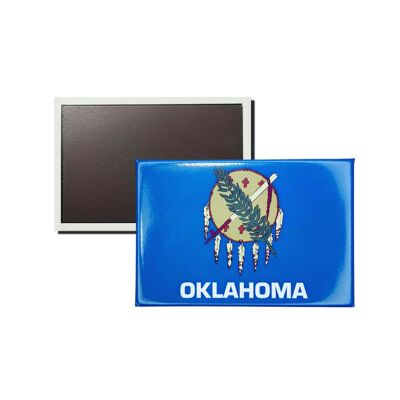 Horizontal Magnet - Oklahoma State Flag - USA