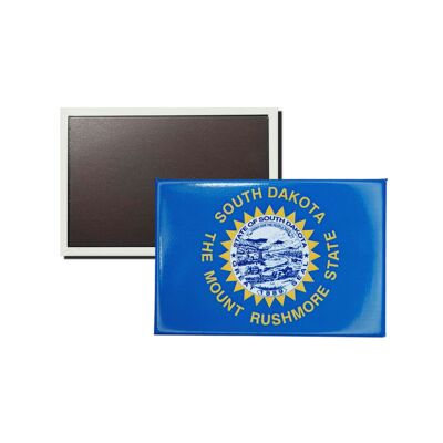 Horizontal Magnet - South Dakota State Flag - USA