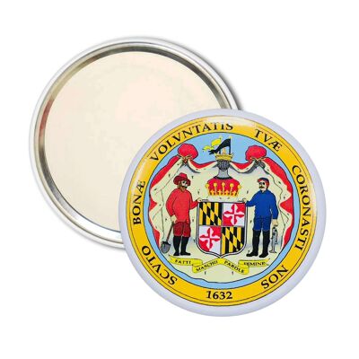 Pocket Mirror - Maryland State Crest - USA