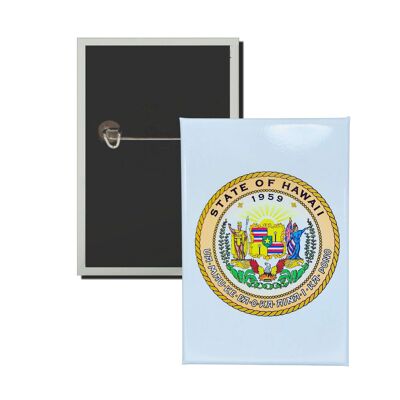 Piastra verticale - Scudo dello Stato delle Hawaii - USA