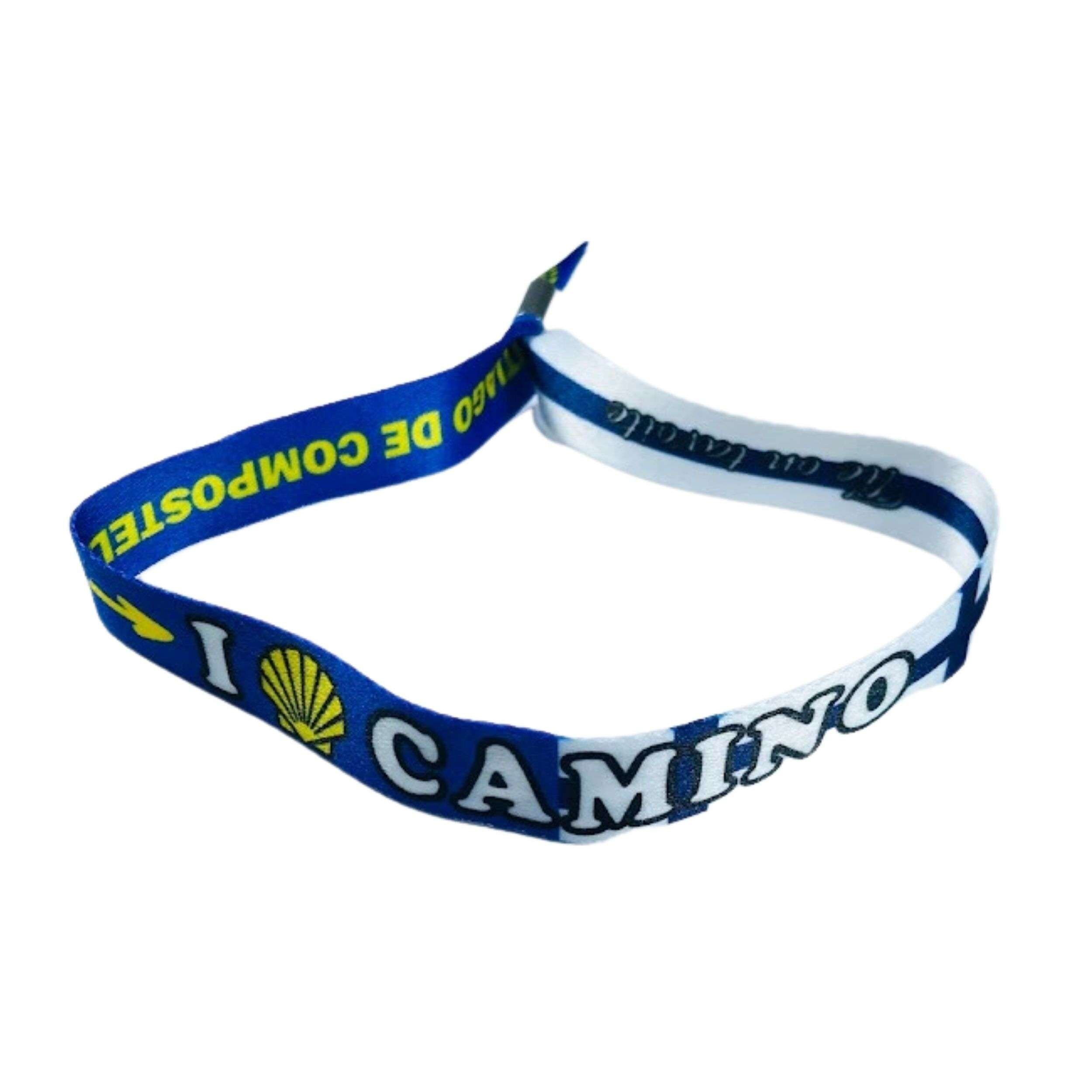 Pulsera - I Love Camino Santiago - Bandera Finlandia - P2794