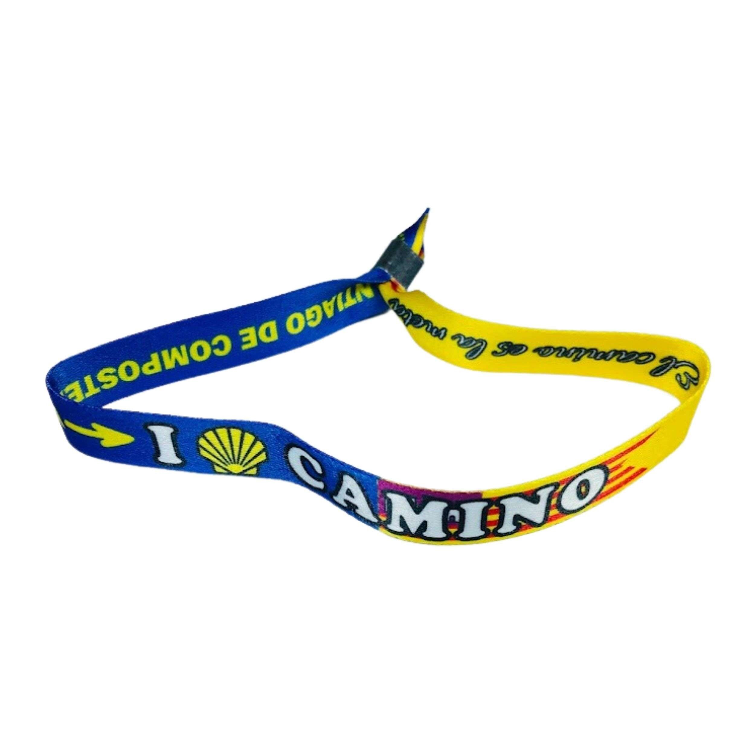Pulsera - I Love Camino Santiago - Bandera Islas Baleares - España - P2769