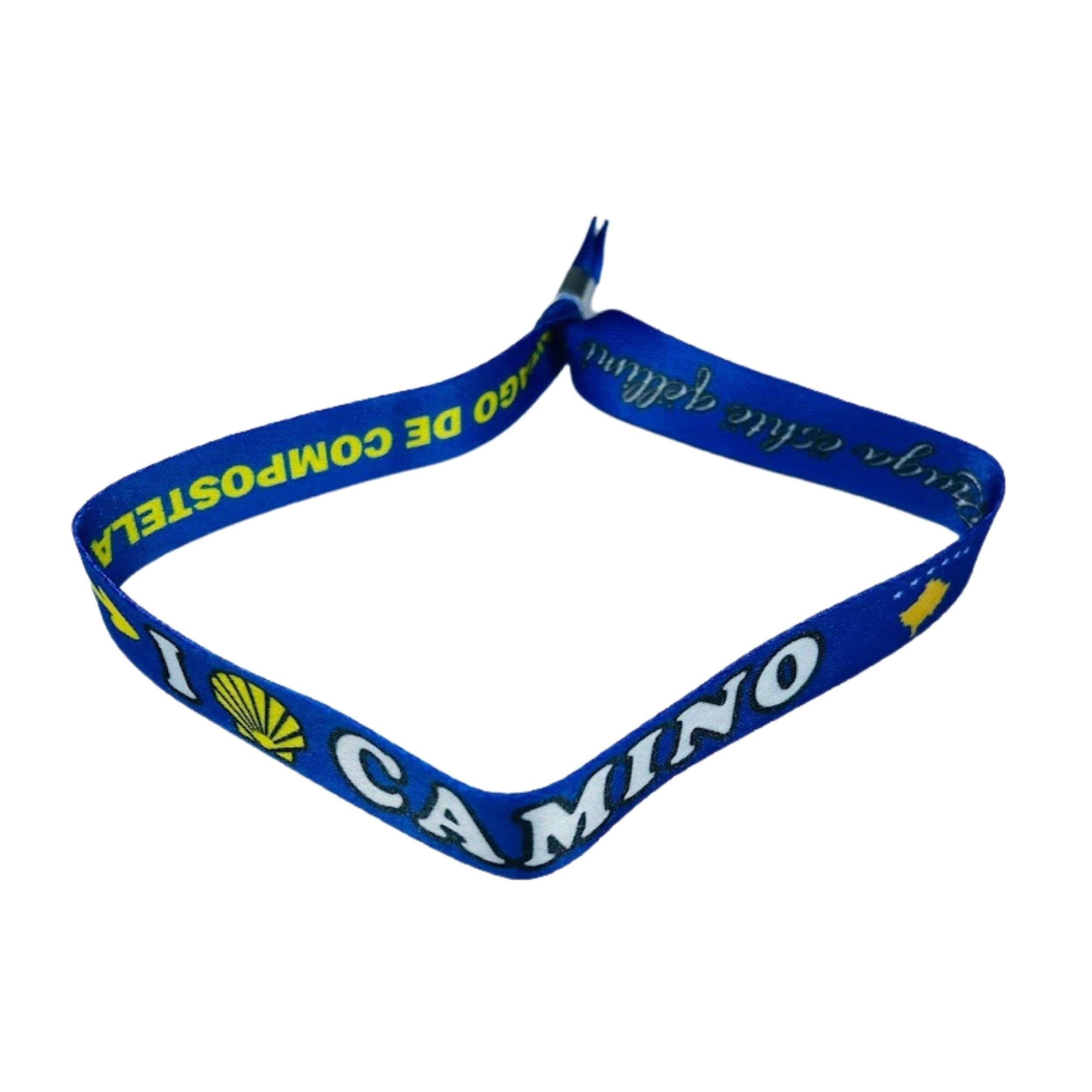 Armband – „I Love Camino Santiago“ – Kosovo-Flagge – P2802