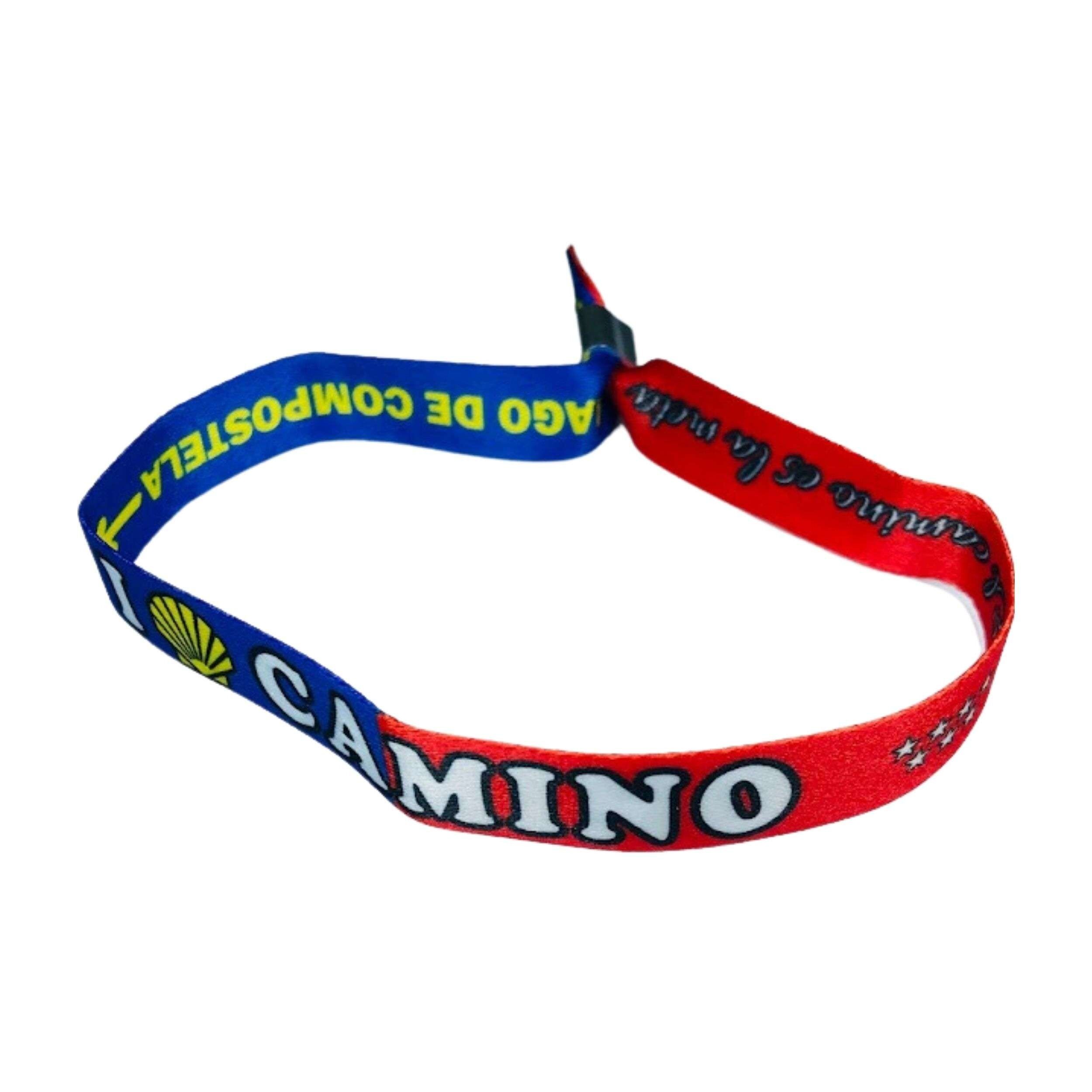 Armband – I Love Camino Santiago – Flagge von Madrid – Spanien – P2764