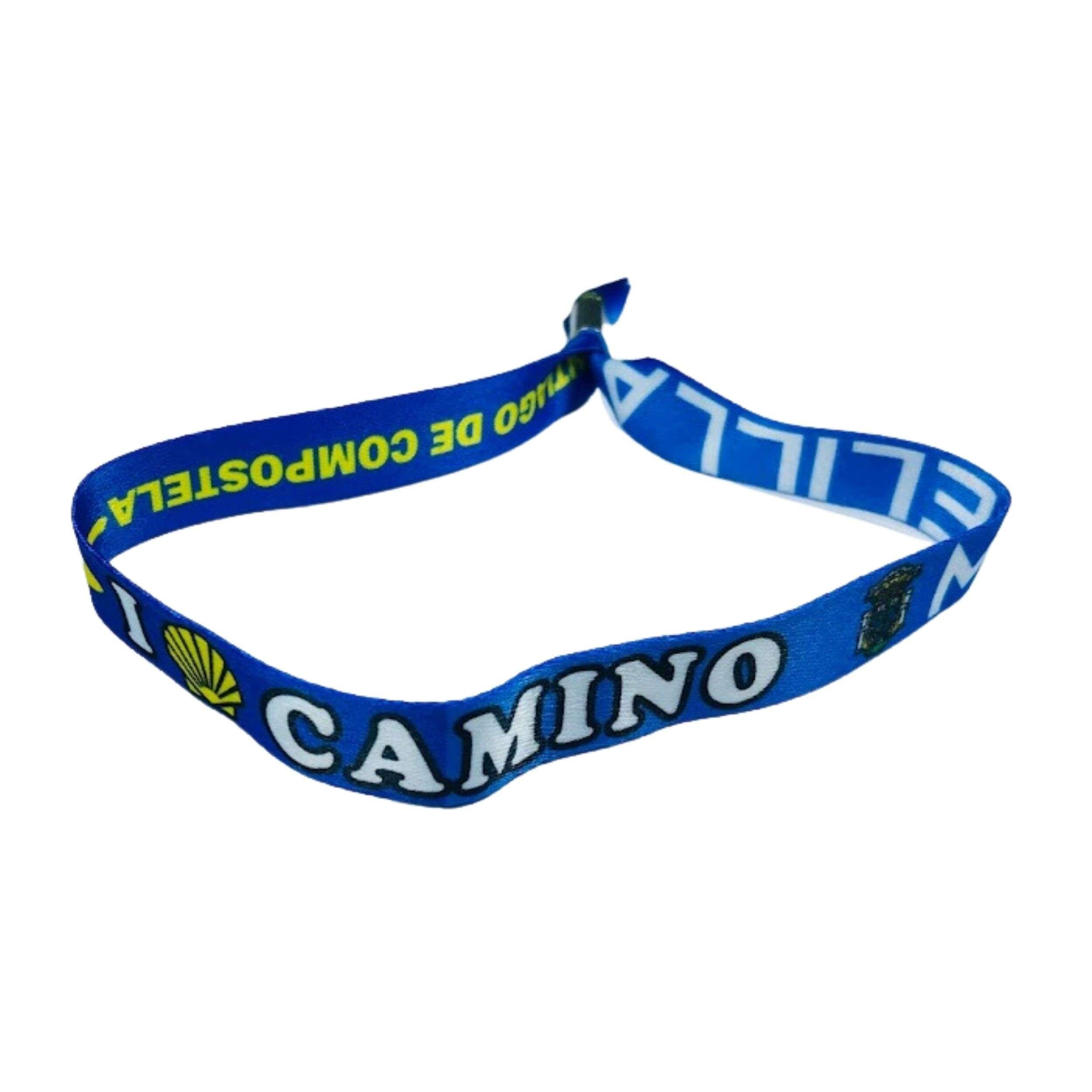 Armband – I Love Camino Santiago – Flagge von Melilla – Spanien – P2758
