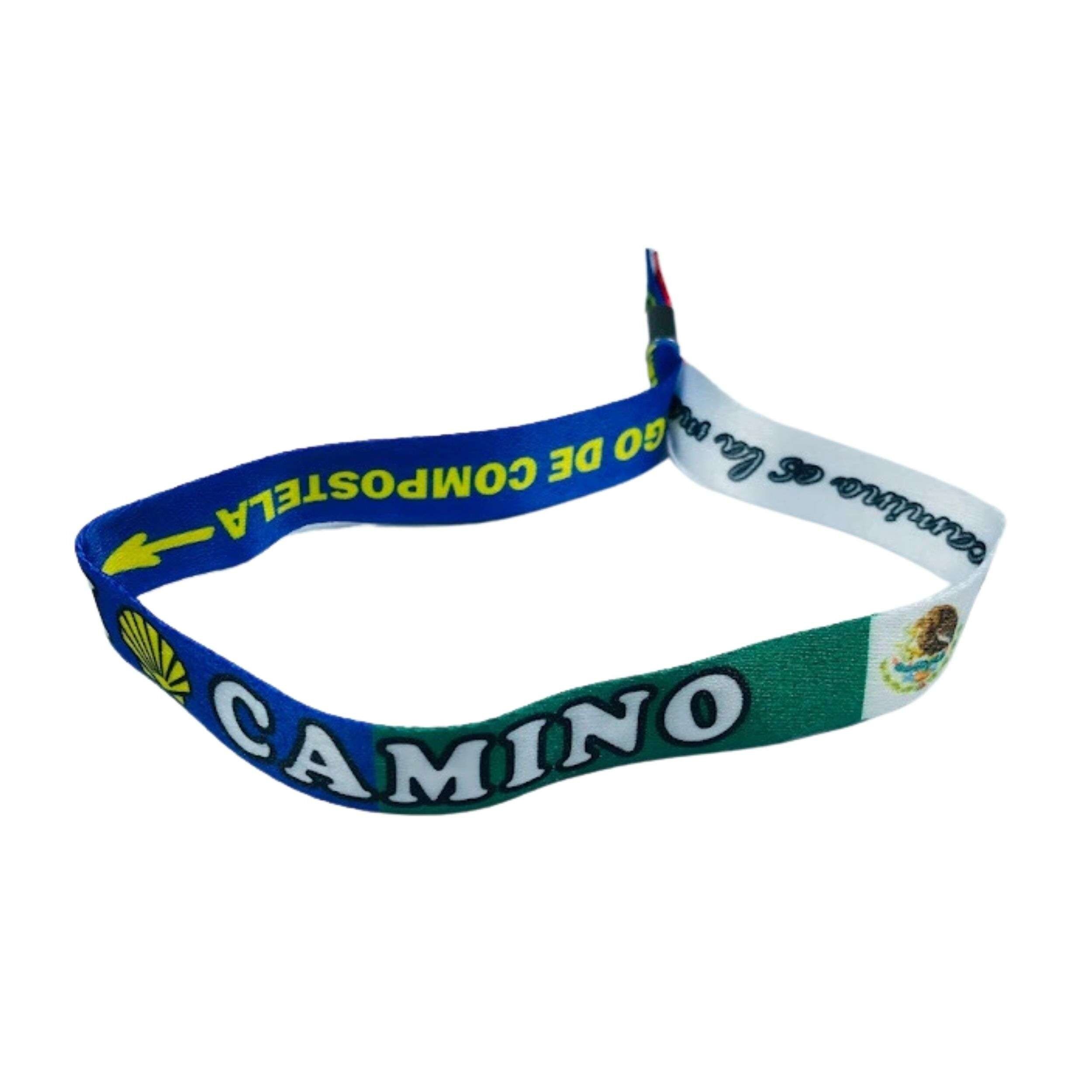 Armband – „I Love Camino Santiago“ – Mexikanische Flagge – P2833