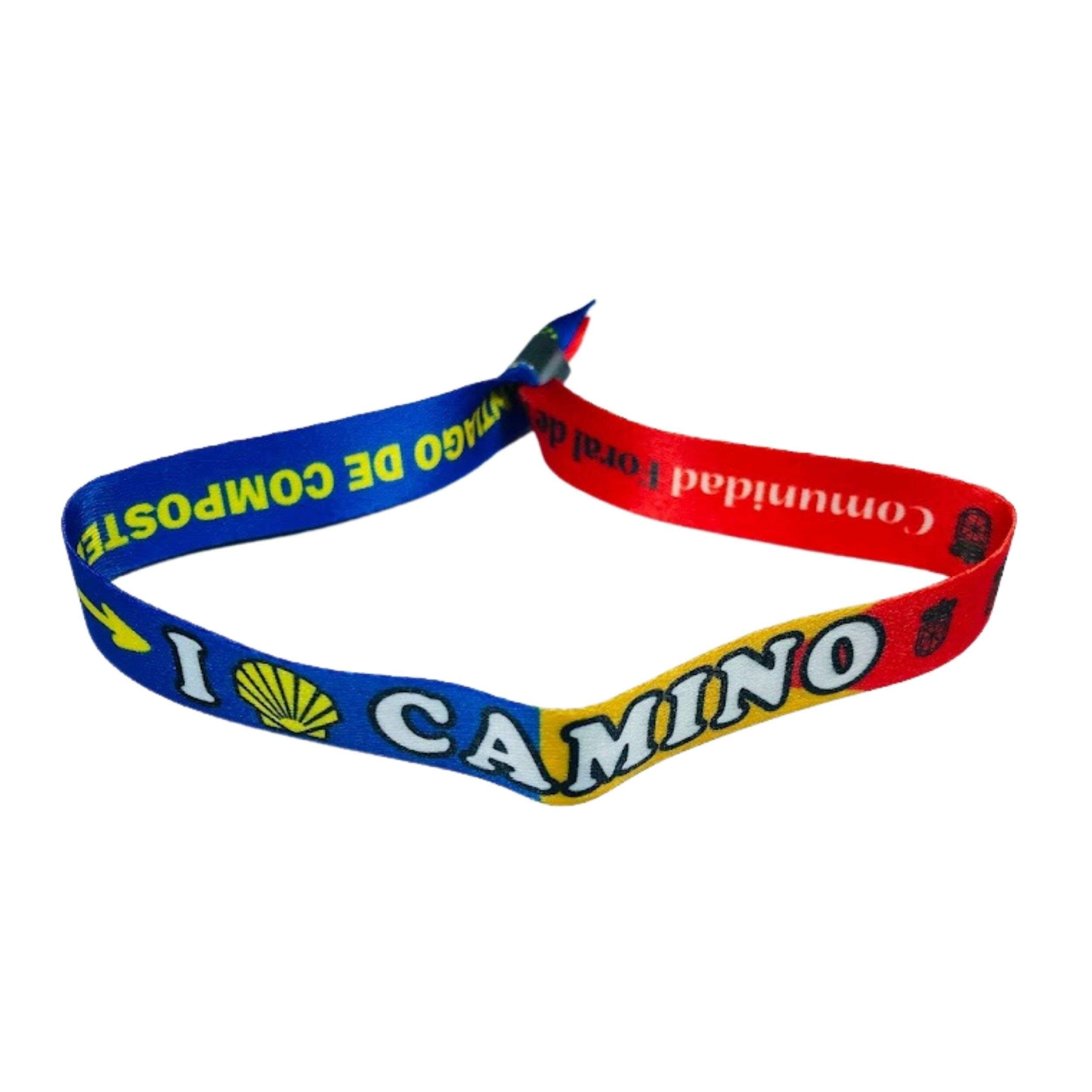 Armband – „I Love Camino Santiago“ – Flagge Navarra – Spanien – P2762