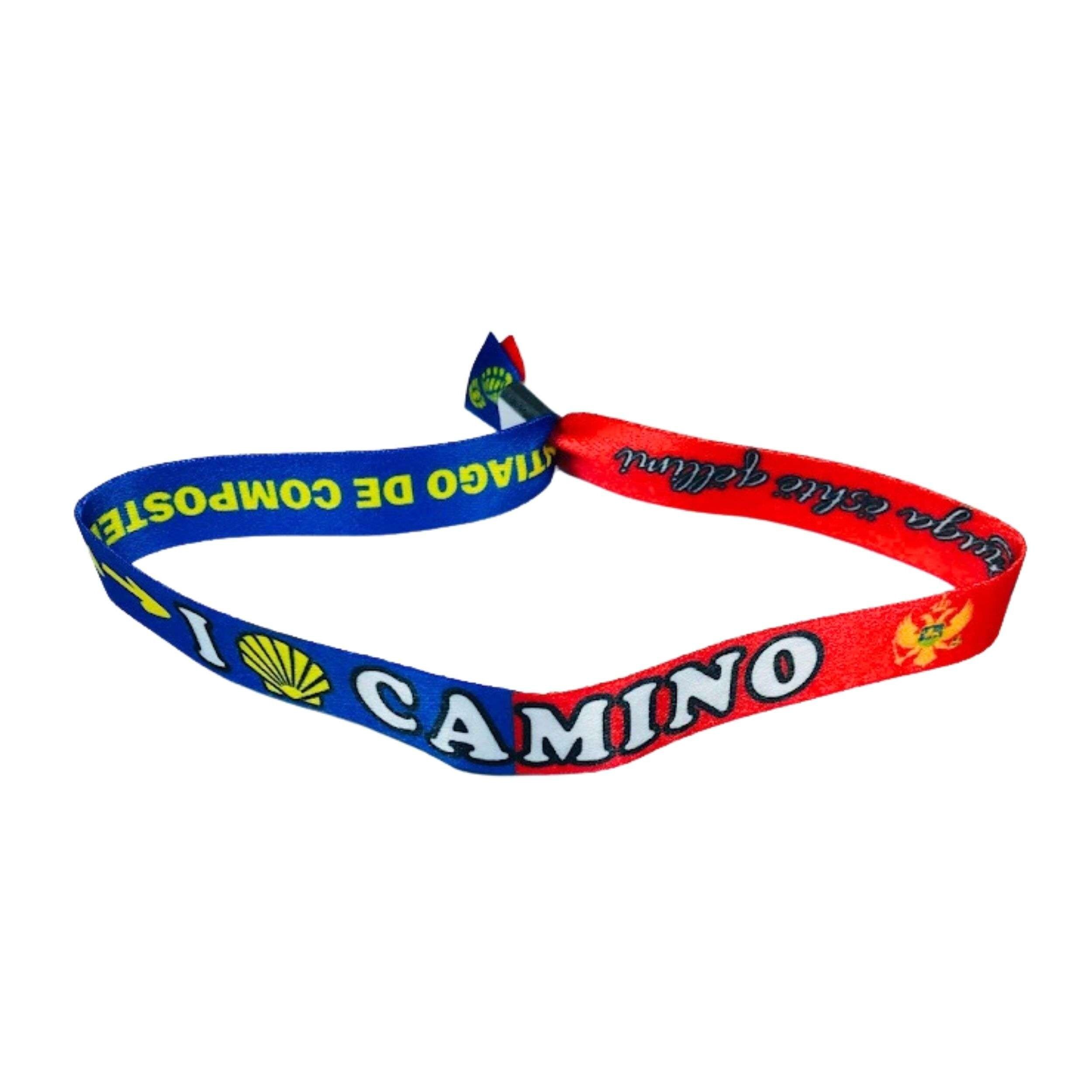 Armband – „I Love Camino Santiago“ – Flagge Montenegros – P2810