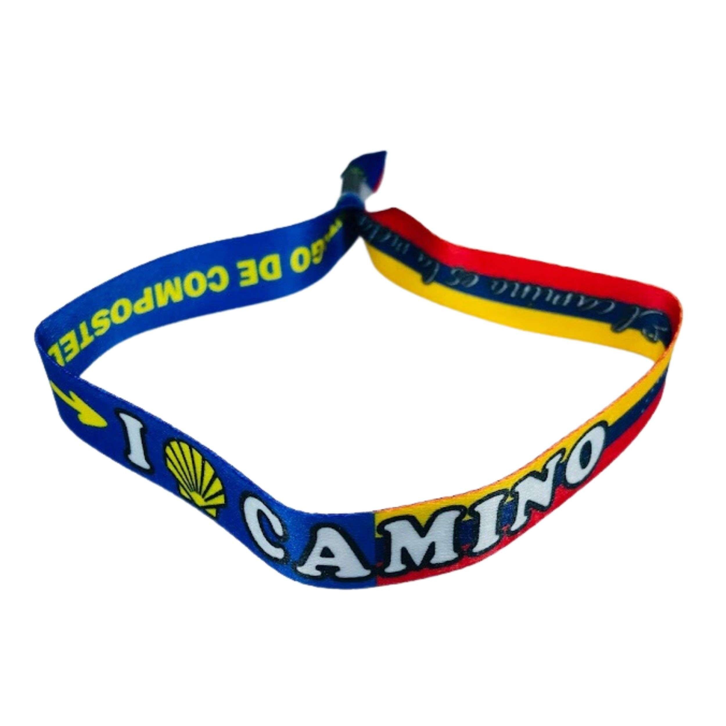 Armband – „I Love Camino Santiago“ – venezolanische Flagge – P2834