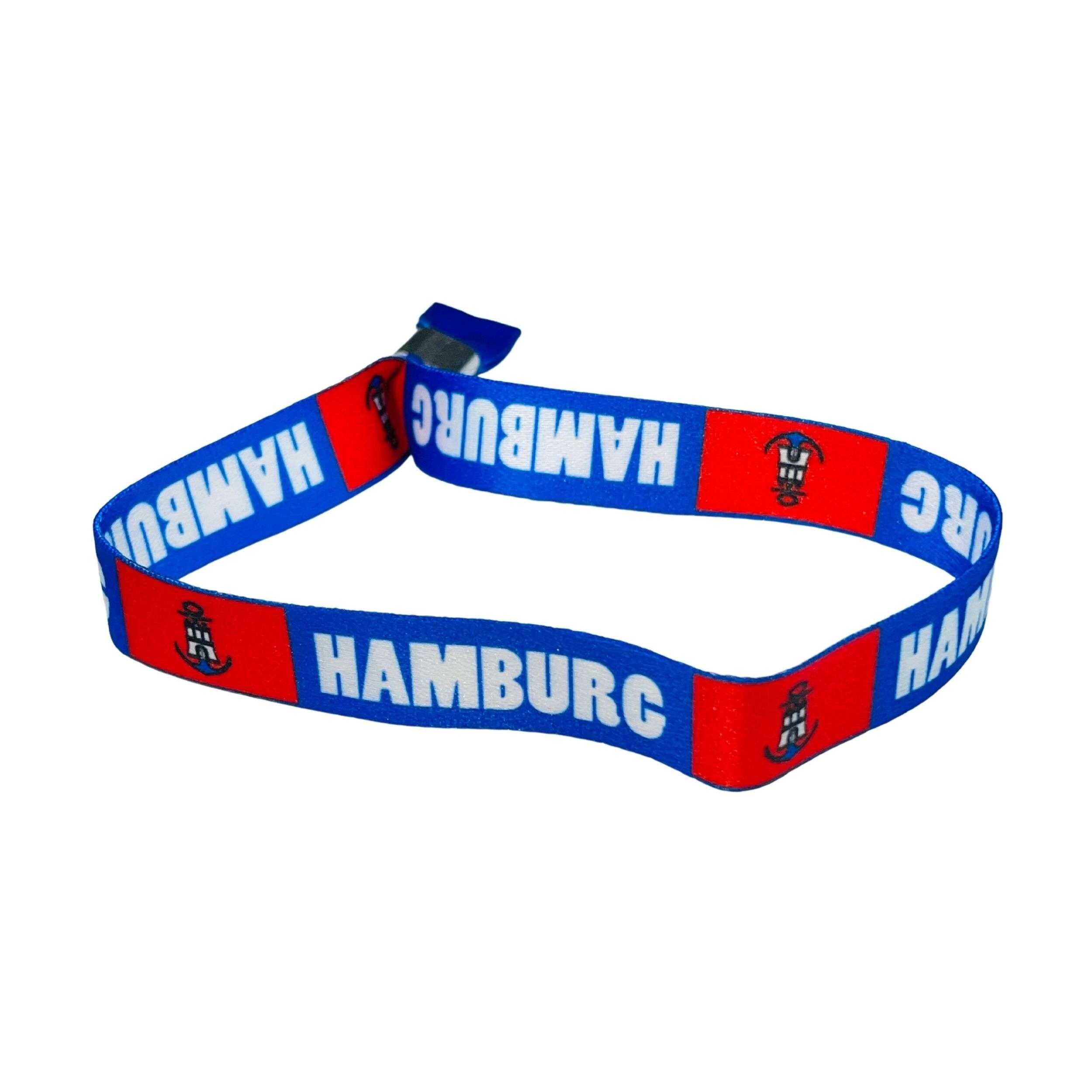 Armband - Hamburg Flagge - Deutschland - P2319