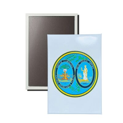 Vertical Magnet - South Carolina State Shield - USA