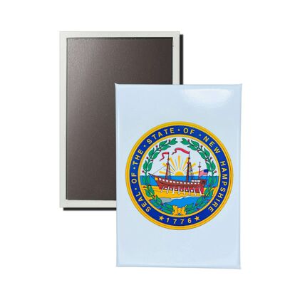 Vertical Magnet - New Hampshire State Shield - USA