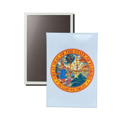 Vertical Magnet - Florida State Shield - USA
