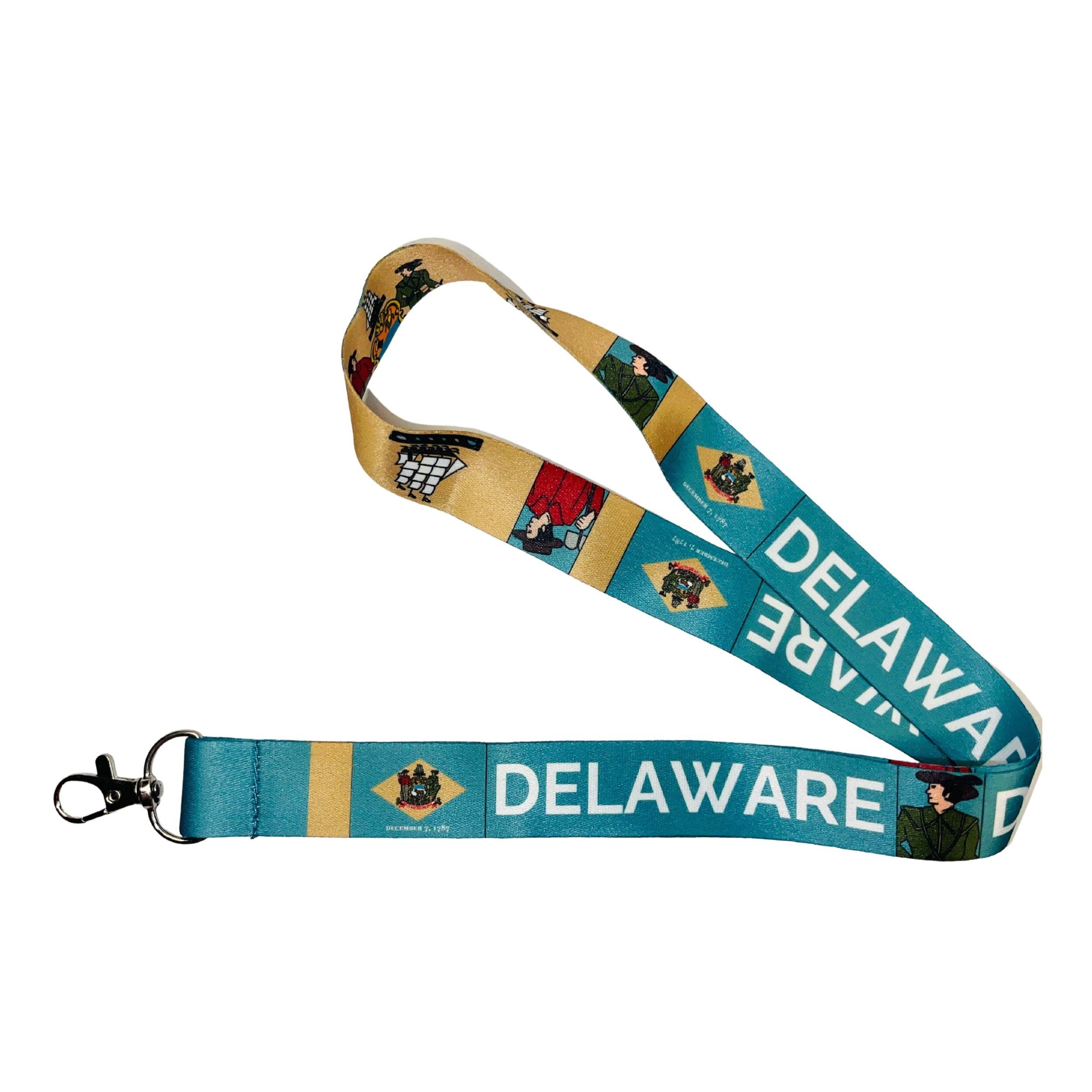 Lanyard - Umhängeband - Delaware State Flag - USA - L067
