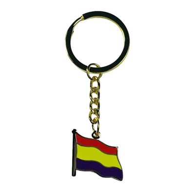 Portachiavi - Bandiera della Repubblica di Spagna