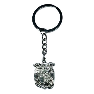 Silver Keychain - Eagle of Saint John - Spain