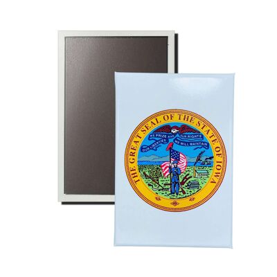 Vertical Magnet - Iowa State Shield - USA