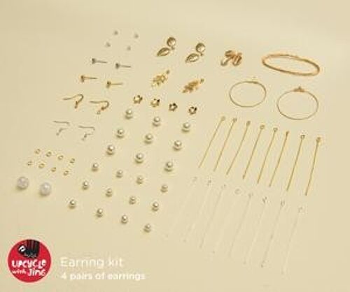DIY Jewelry Kit - 4 pairs of Earrings