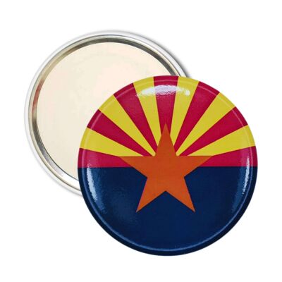Espejo Bolsillo - Bandera Estado Arizona - USA