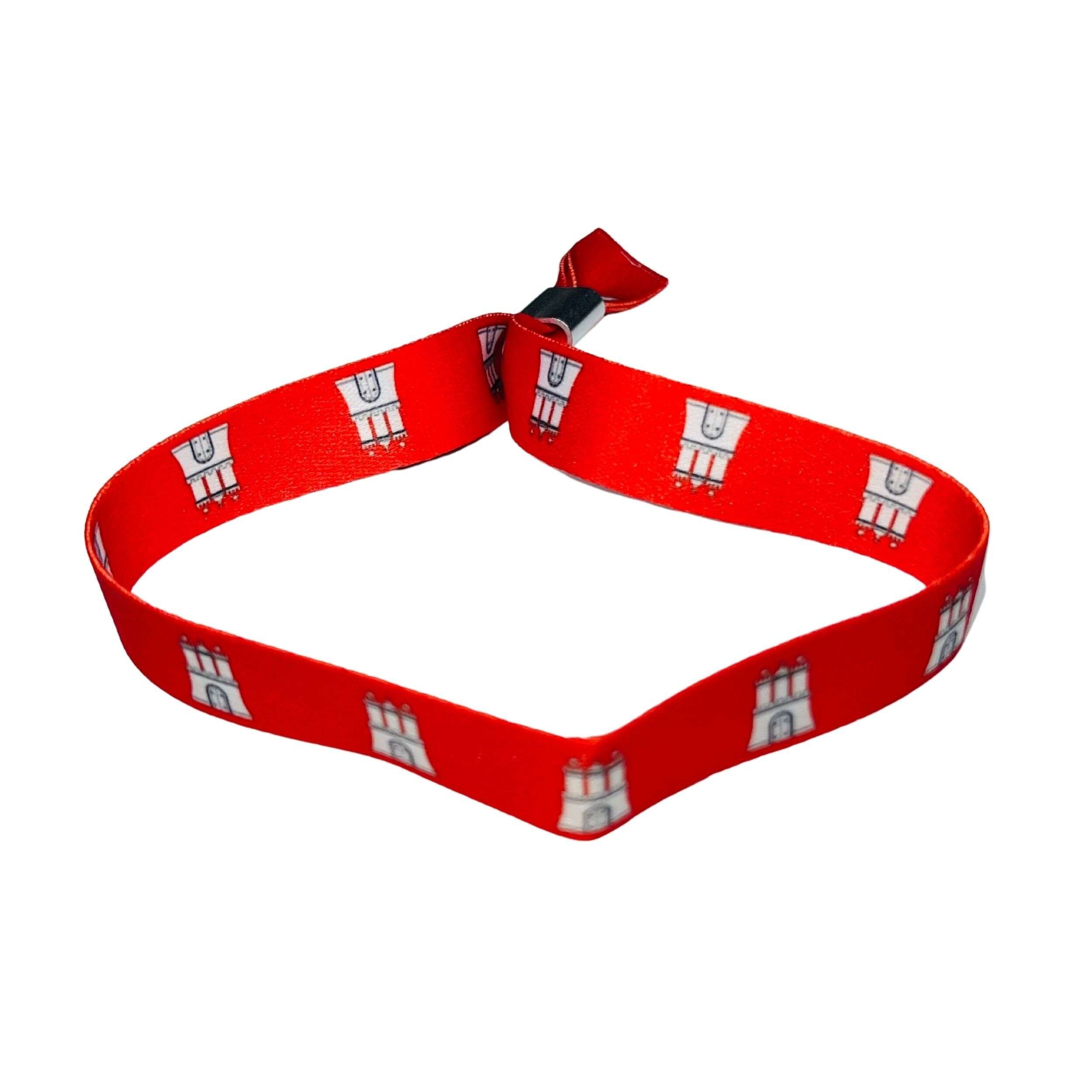 Armband - Hamburg Flagge - Deutschland - P2341