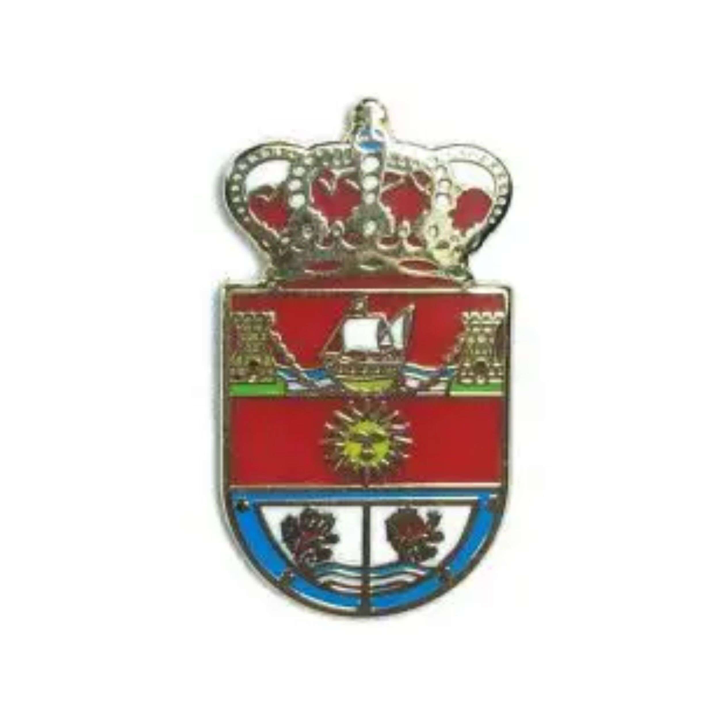 Anstecknadel - Wappen der Gemeinde Corvera - Asturien - Spanien